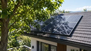 Bóng cây che mất ánh nắng sẽ làm giảm đáng kể sản lượng hệ thống điện mặt trời villa