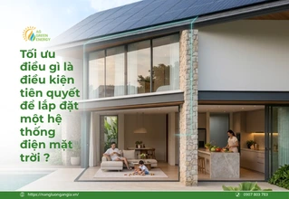 Điện mặt trời villa: Diện tích mái chưa phải quyết định sản lượng