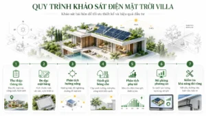 Quy trình khảo sát điện mặt trời villa